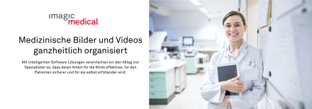 Medizinische Bilder und Videos ganzheitlich organisiert. imagic medical