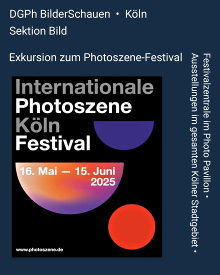 Exkursion mit der DGPh-Sektion Bild zum Photoszene-Festival