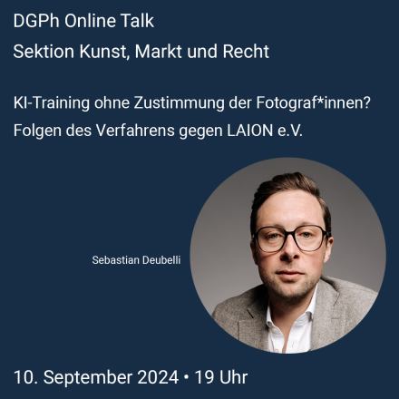 Online Talk der Sektion Kunst Markt und Recht
