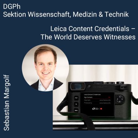 Leica Content Credentials – The World Deserves Witnesses: Online Talk mit Sebastian Margolf