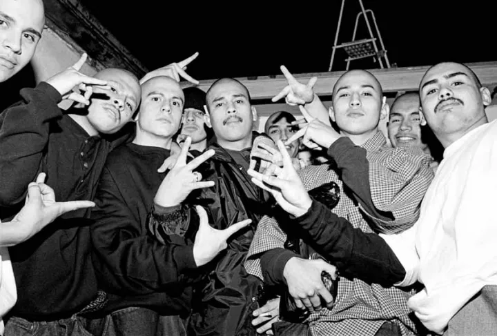 Foto einer Gang aus East L.A.