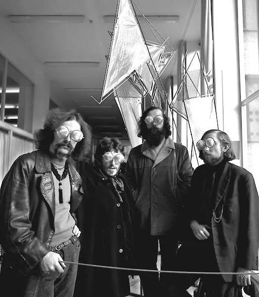 Anika Kloten, Kölner Werkschulen: Klauke, Cordy, Hingstmartin, Tillmanns, 1969 © Anita Kloten, Kölner Werkschulen: Klauke, Cordy, Hingstmartin