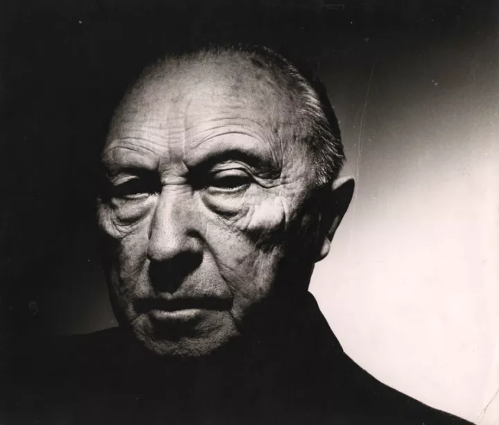 Chargesheimer Konrad Adenauer (1876 – 1967), Politiker, 1956, 1956 Vintage gelatin silver print 30.40 x 34.80 cm