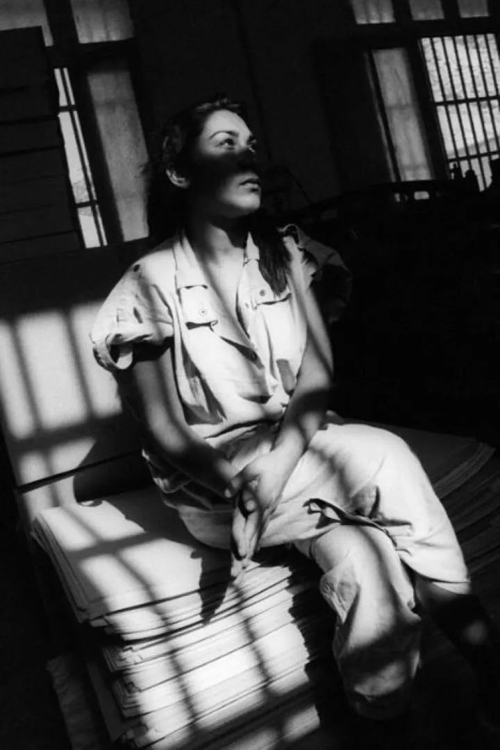 Jane Evelyn Atwood Prisoner in the prison workshop, Centre Pénitentiaire Les Baumettes, Marseille, France, 1991 © Jane Evelyn Atwood