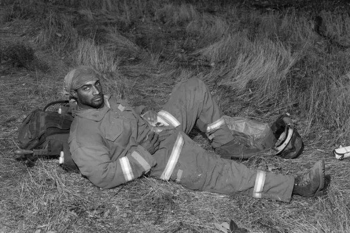 Philip Montgomery, Rashaad Brooks, Tubbs Fire, California 2017 © Philip Montgomery