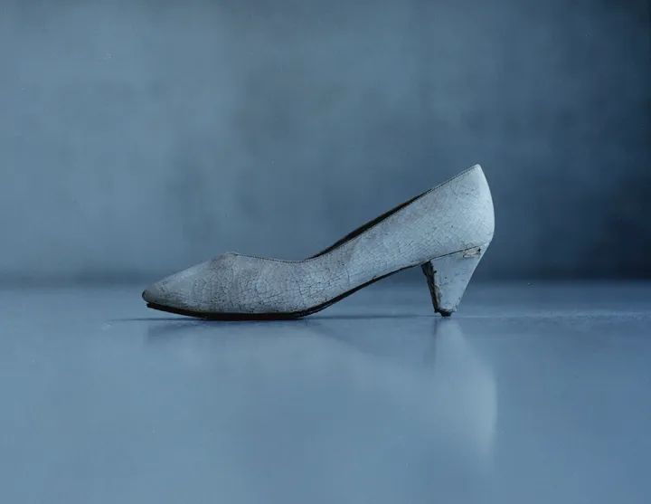 Eric Asamoah, Lucy’s Shoe I, 2026. © Eric Asamoah