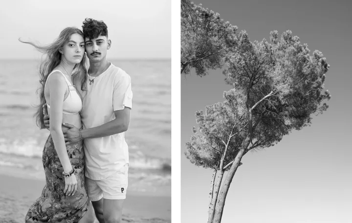 „Tecla & Gioele, Donnalucata + Pini, Ragusa“, 2024, aus der Serie „Sicilia“ © Loredana Nemes