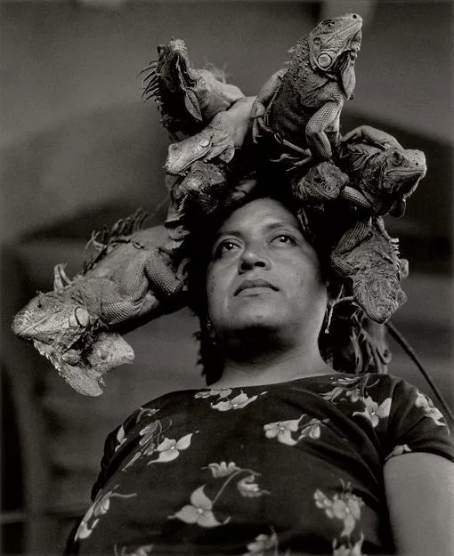 Our Lady of the Iguanas, Juchitán, Oaxaca), 1979, © Graciela Iturbide 2019, Colecciones Fundación MAPFRE