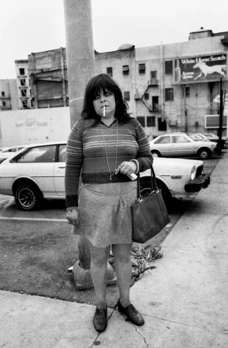 Miron Zownir: San Francisco, 1980, Analoge Schwarzweissfotografie, 40 x 30 cm © Miron Zownir