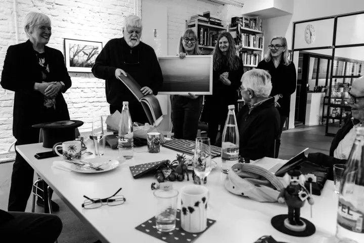 DGPh-Regionaltreffen Rhein-Ruhr mit Nikolaus-Fotoaktion. Showroom Simone Klein Christian Ahrens