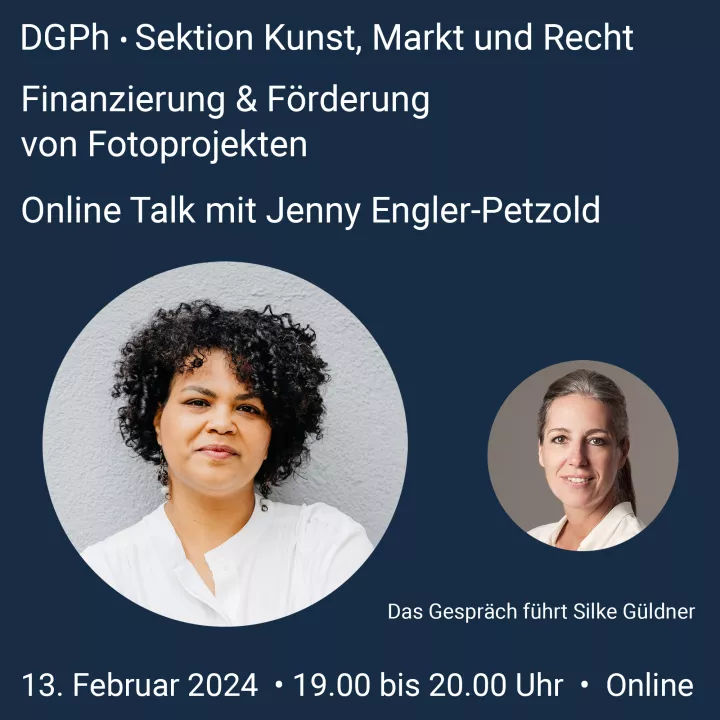 Silke Güldner im Gespräch mit Jenny Engler-Petzold: Online Talk der DGPh Sektion Kunst, Markt und Recht