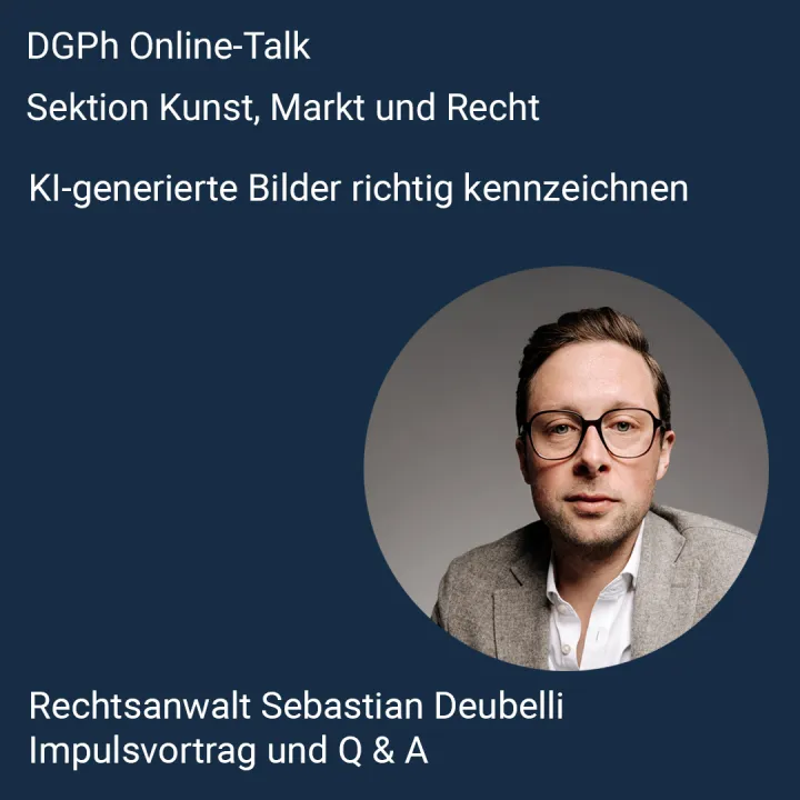 Online Talk mit Sebastian Deubelli, KI-generierte Bilder richtig kennzeichnen, 2026