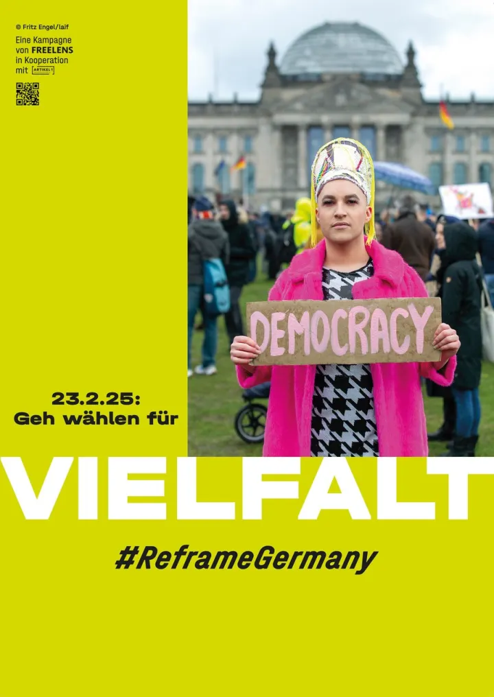 Dein Bild für die Demokratie. © Fritz Engel/laif