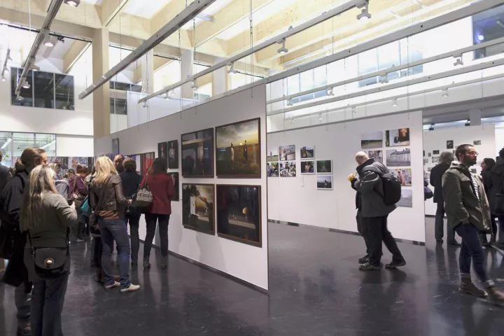 Ausstellung im Fachbereich Gestaltung. © Christian Engels