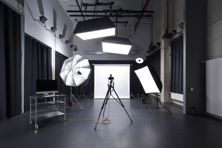 Fotostudio der Hochschule Düsseldorf, © Marvin Hillebrand