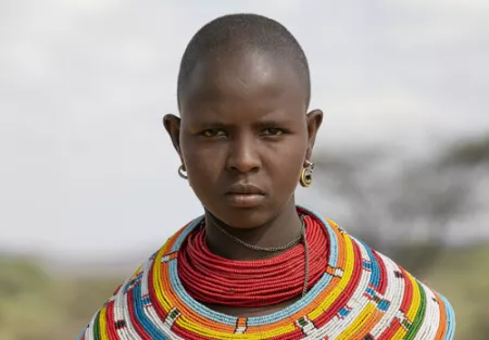 Portrait of Jacinta, 10, who was married during COVID-19. © Stephanie Sinclair