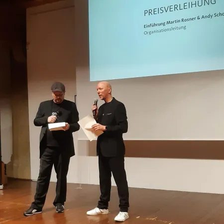 Preisverleihung Deutscher Fotobuchpreis 24/25, Städtische Galerie im Leeren Beutel, Regensburg, Andy Scholz und Martin Rosner