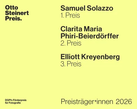 Otto Steinert-Preis. DGPh-Förderpreis für Fotografie 2025/26