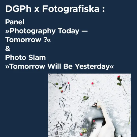 DGPh x Fotografiska: Panel »Photography Today — Tomorrow?« & Photo Slam »Tomorrow Will Be Yesterday« Foto (Ausschnitt): Valerie Schmidt 