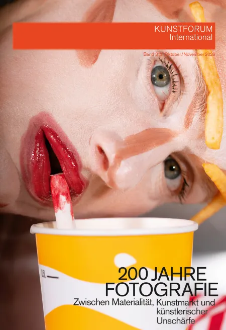 Cover Kunstforum, Band 313, 2026
