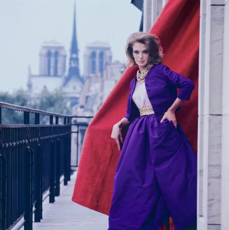 F.C. Gundlach, Auf dem Balkon von Helena Rubinstein, Paris 1963 © F.C. Gundlach / Stiftung F.C. Gundlach