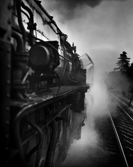 Magie der Schiene 1949 © René Groebli, Courtesy of Bildhalle