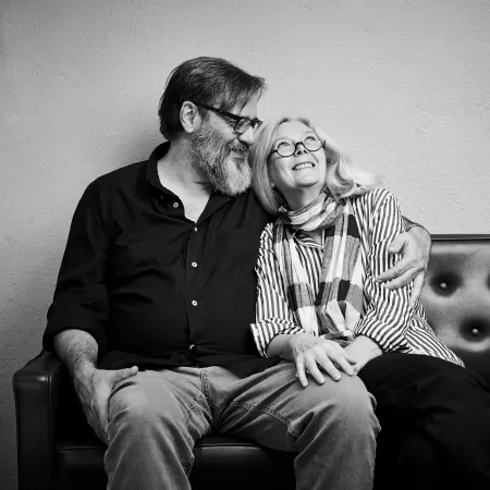 Portrait der Fotografen Heidi & Hans-Jürgen Koch, fotografiert von Volker Wenzlawski.
