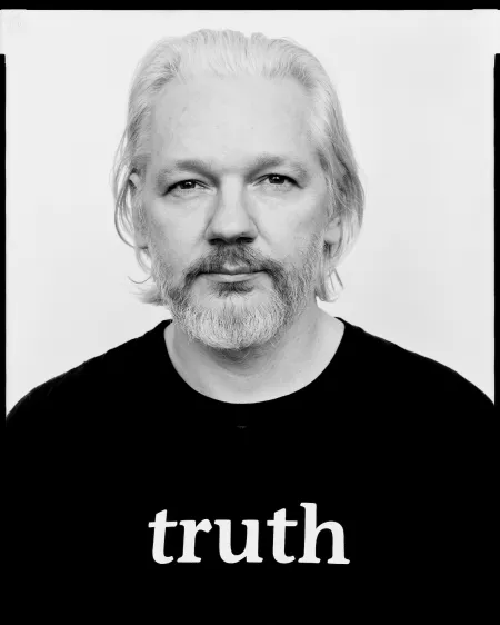 Julian Assange, 2014 © Oliver Abraham