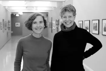 Porträt Alexandra Lechner und Sabine Seitz; Übergabe der Geschäftsführung Fotografie Forum Frankfurt
