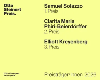 Otto Steinert-Preis. DGPh-Förderpreis für Fotografie 2025/26