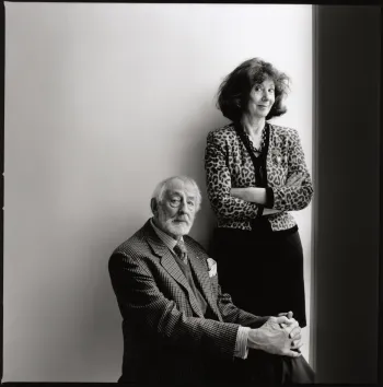 Reante und Prof. L. Fritz Gruber 1999 © Michael Dannenmann