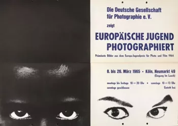 Ausstellungsplakat Europäische Jugend Photographiert