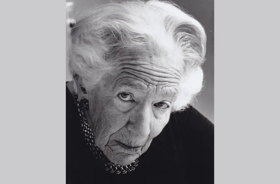 © Herline Koelbl: Grete Weil, aus ihrer Serie "Jüdische Portraits", 1989