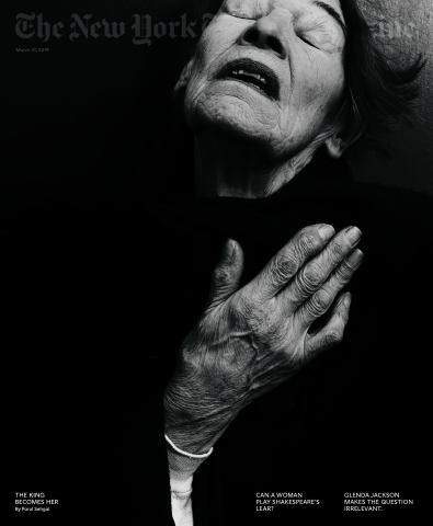 „Can a Woman Play Shakespeare‘s Lear“ (Glenda Jackson) by Jack Davison, The New York Times Magazine, 2019