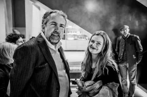 DGPh 4Ward | EMERGING PHOTOGRAPHER AWARD. Leica Galerie in Paris. Dr. Sandra Abend (DGPh DGPh Vorsitzende und Thomas Gerwers, DGPh, Vorsitzender der DGPh Sektion Kunst, Markt und Recht. © Ruediger Glatz