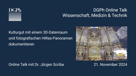 Kulturgut mit einem 3D-Datenraum und fotografischen HiRes-Panoramen dokumentieren