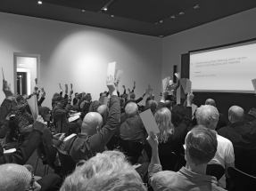 Abstimmung zu einem Antrag