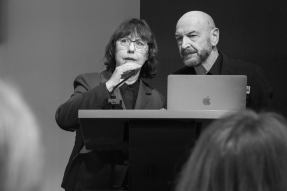 Dr. Martina Mettner und Michael Biedowicz bei der Begrüßung