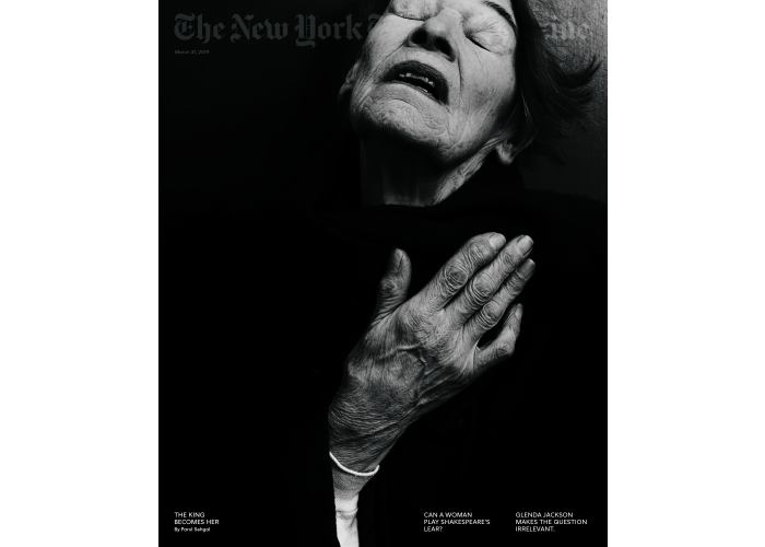„Can a Woman Play Shakespeare‘s Lear“ (Glenda Jackson) by Jack Davison, The New York Times Magazine, 2019