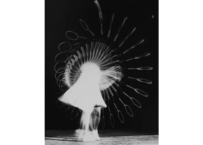 Dr. Harold Edgerton, Gussie Moran, 1949 Silver gelatin print 28 x 35.5 cm AP from an edition of 5 Signed and editioned on verso in pencil © Dr Harold Edgerton