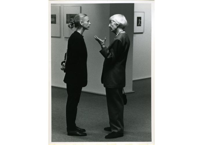 Ute Eskildsen mit Ellen Auerbach, 1993, © Barbara Klemm