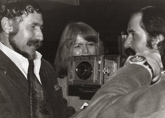 Preisverleihung, links Georg Stefan Troller, rechts Carl-Franz Hutterer