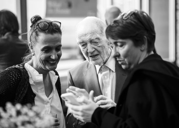 DGPh Photography Awards 2025. Jürgen Wilde (Mitte) © Philipp Bösel