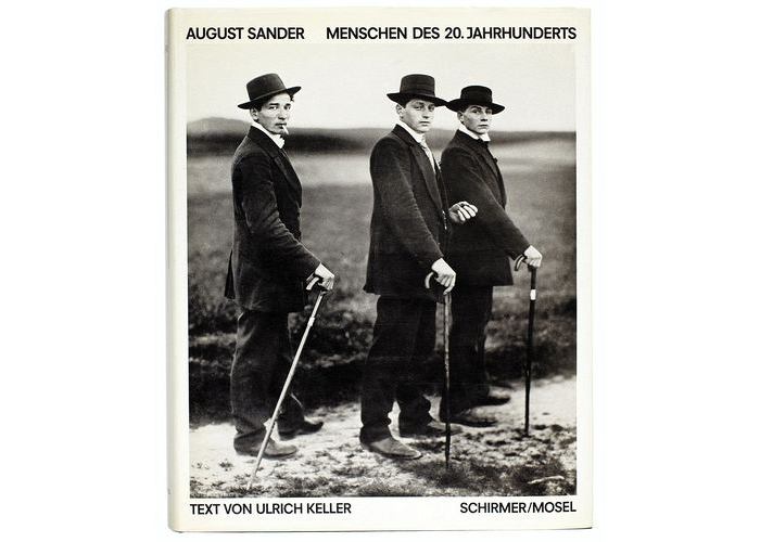 Buchcover: August Sander. Menschen des 20. Jahrhunderts, München: Schirmer/Mosel 1980.