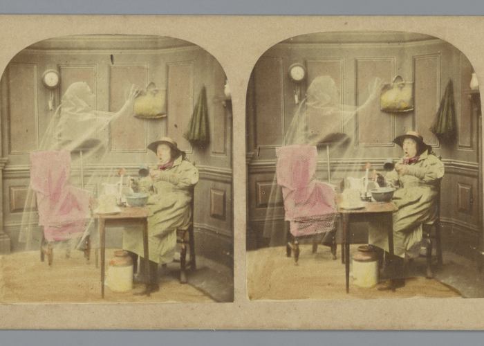 The London Stereoscopic Company (zugeordnet),The Ghost in the Stereoscope [Kindly suggested by Sir David Brewster, K.H.], 1857–1859, Rijksmuseum, Amsterdam