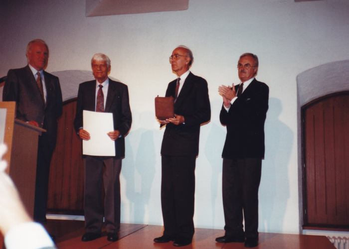 Preisverleihung 1991 in München, Foto: Claudia Heiendecker (?)