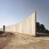 das ende eine der in Bethlehem gebauten Wände zur trennung des Gaza Streifen